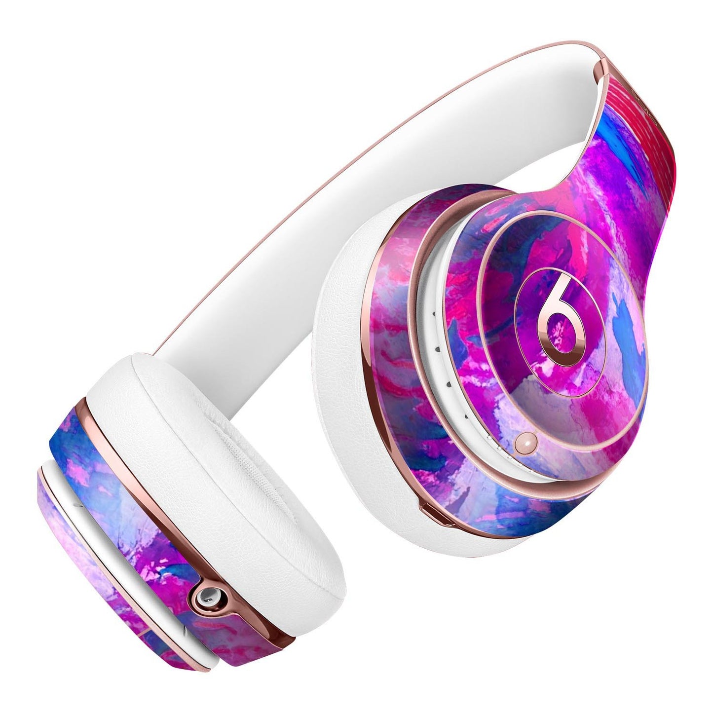 Splatter Blue and Red Oil Full-Body Skin Kit for the Beats by Dre Solo