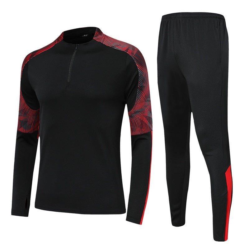 Soccer Suit Set Men's Long Sleeve Training Clothes Competition Team