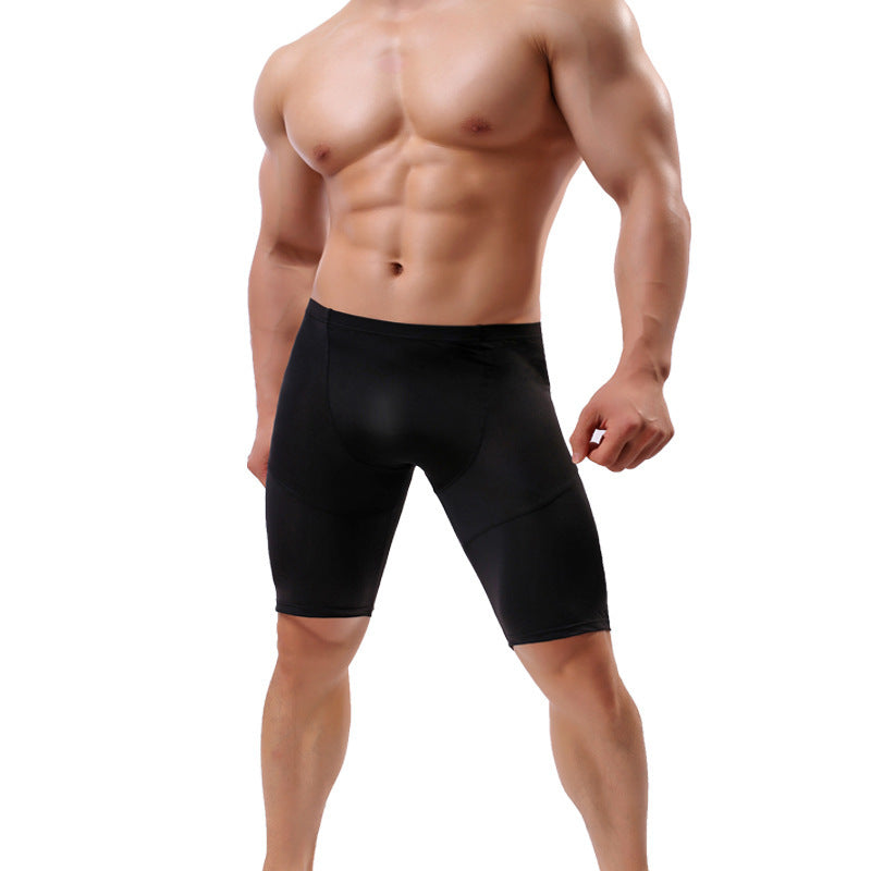 Men's Fitness Sports Tights Summer Stretch Breathable Running Training Pants