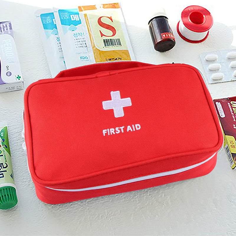 Empty Large First Aid Kit Medicines Outdoor Camping Survival Handbag Emergency Kits Travel Medical Bag Portable Storage Bag Red