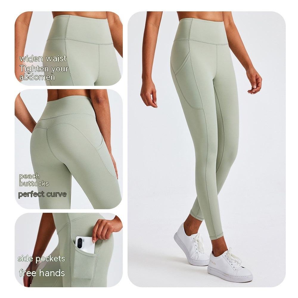 Women's Fashion High Waist Abdominal-shaping Slimming Leggings