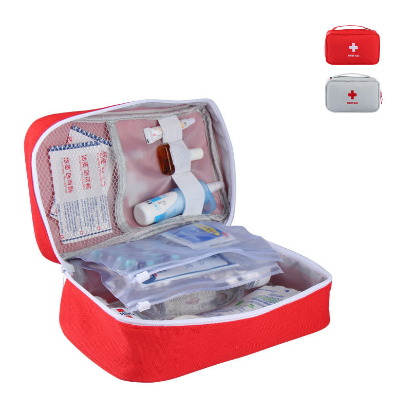 Empty Large First Aid Kit Medicines Outdoor Camping Survival Handbag Emergency Kits Travel Medical Bag Portable Storage Bag Red