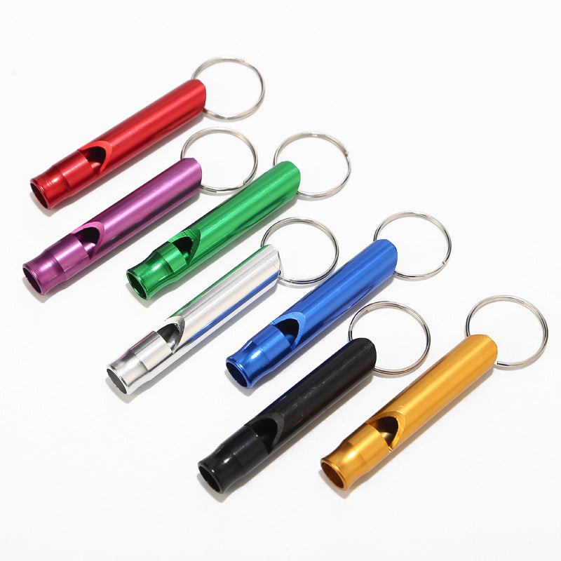 Aluminum survival whistle