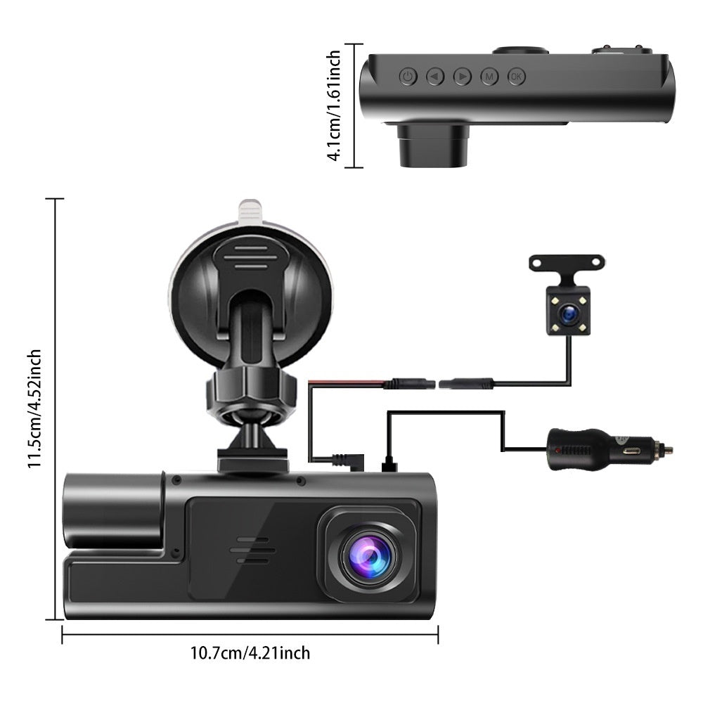 Driving Recorder Supports WiFi Mobile Phone Interconnection Reversing Image