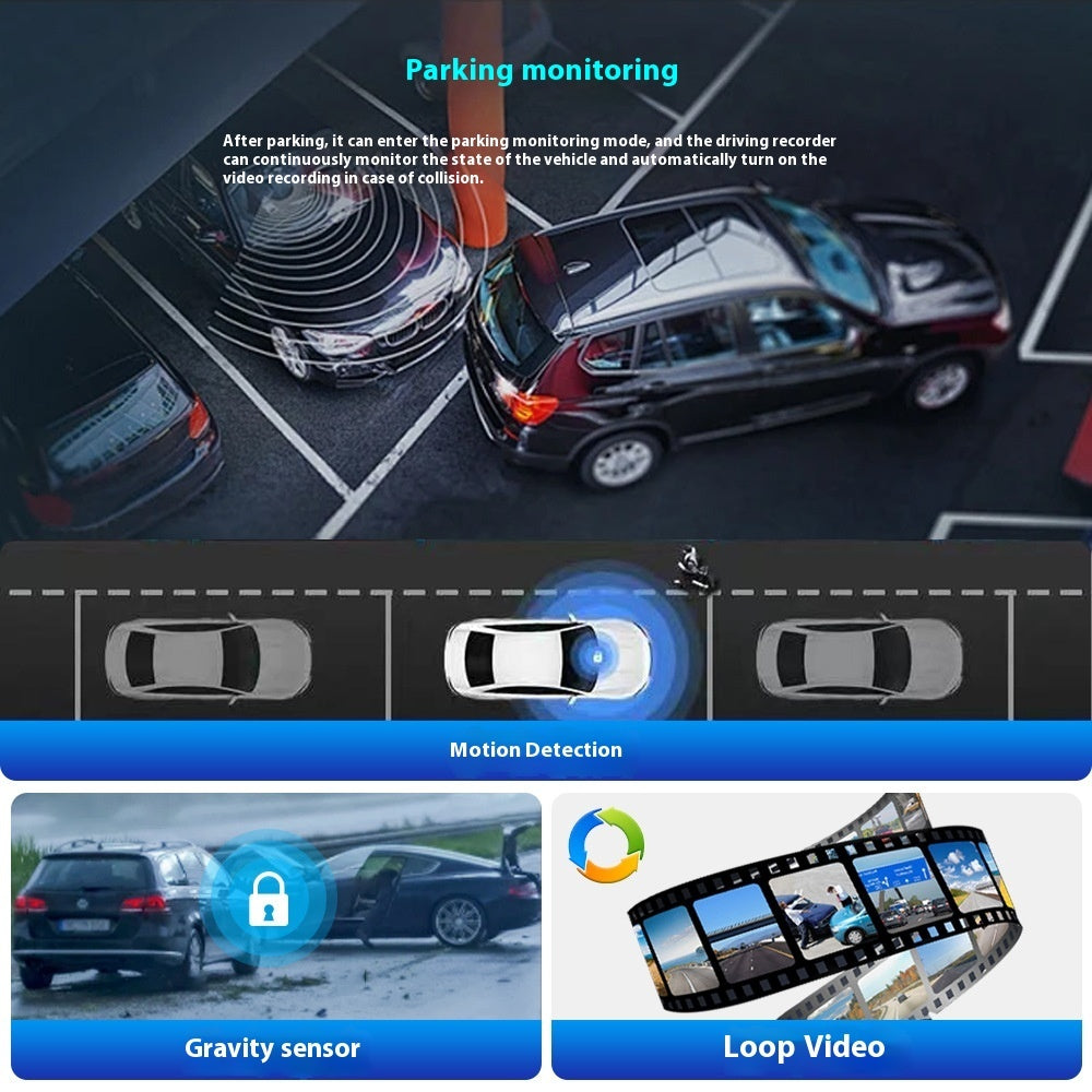 Driving Recorder Supports WiFi Mobile Phone Interconnection Reversing Image