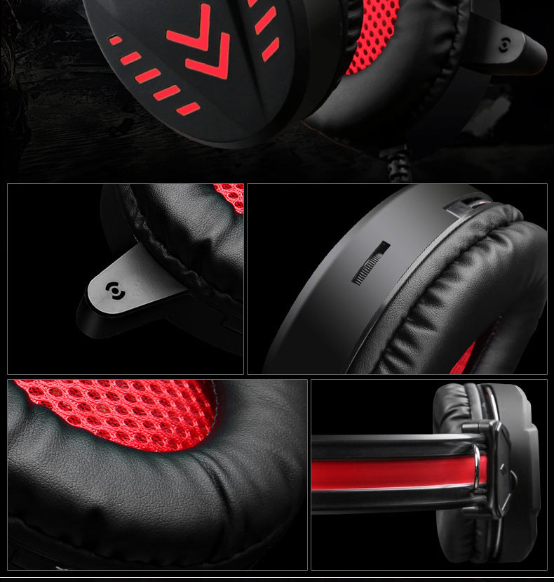 Gaming Headset With Microphone And Heavy Bass