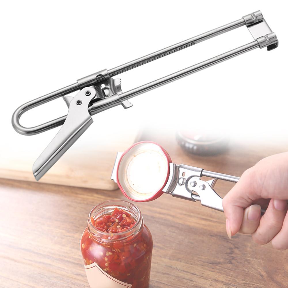 Master Opener Multifunctional Adjustable Stainless Steel Bottle Can Opener Jar  Bottle Opener Lid Gripper Manual Jar Bottle Opener Kitchen Tools