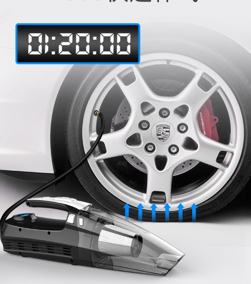 Car vacuum cleaner air pump