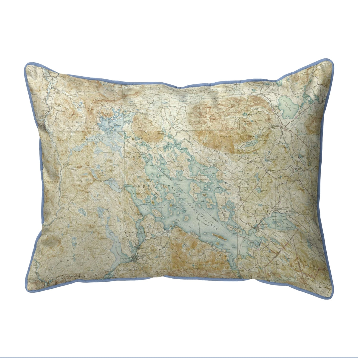 Betsy Drake HJ968 16 x 20 in. Winnipesaukee, NH Nautical Map Large