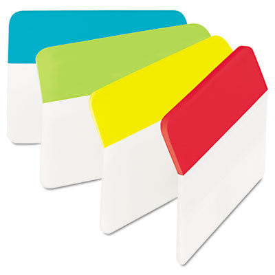 Sticky note 686A-ALYR Hanging File Tabs  2 x 1.5  Solid  Angled  Assor